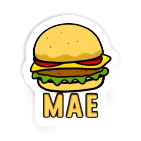 Hamburger Autocollant Mae Image