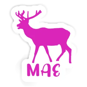 Autocollant Cerf Mae Image