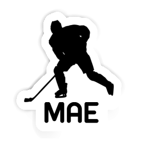 Mae Sticker Eishockeyspieler Image