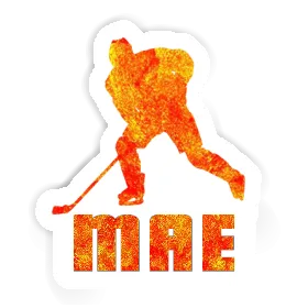 Aufkleber Eishockeyspieler Mae Image