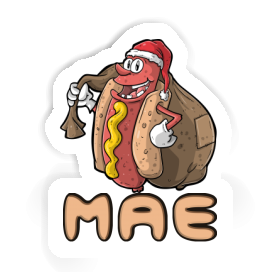 Sticker Mae Hot Dog Image