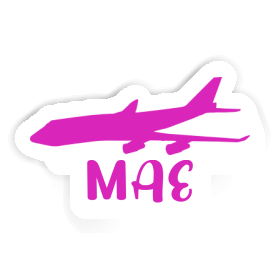 Autocollant Jumbo-Jet Mae Image