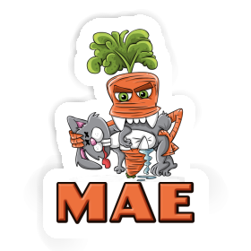 Sticker Monster Carrot Mae Image