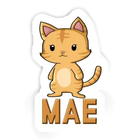 Autocollant Mae Chat Image