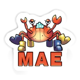 Crab Sticker Mae Image