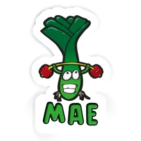 Weight Lifter Sticker Mae Image