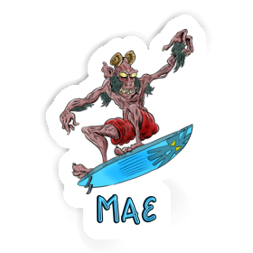 Surfer Aufkleber Mae Image