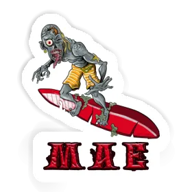 Sticker Mae Surfer Image