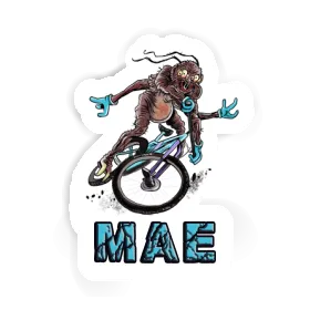 Sticker Mountainbiker Mae Image