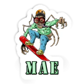 Snowboarder Sticker Mae Image