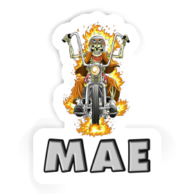 Sticker Mae Motorbike Rider Image