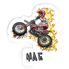 Motocross Rider Sticker Mae Image