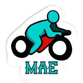 Sticker Mae Motorbike Driver Image