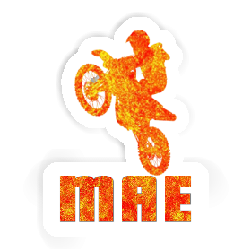 Aufkleber Mae Motocross-Fahrer Image