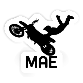 Motocross-Fahrer Aufkleber Mae Image