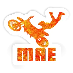 Aufkleber Mae Motocross-Fahrer Image