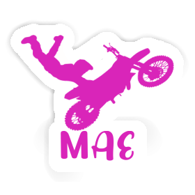 Motocross-Fahrer Aufkleber Mae Image