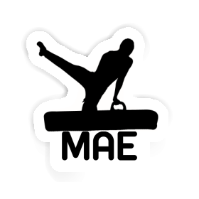 Mae Sticker Gymnast Image