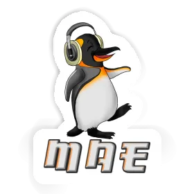 Mae Sticker Music Penguin Image