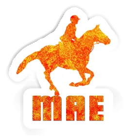 Sticker Horse Rider Mae Image