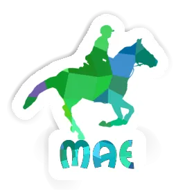 Mae Sticker Horse Rider Image