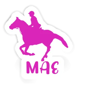 Horse Rider Sticker Mae Image