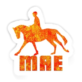 Sticker Horse Rider Mae Image