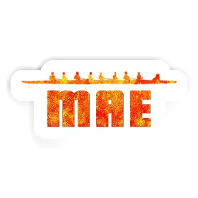 Mae Sticker Rowboat Image