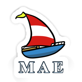 Mae Sticker Sailboat Image