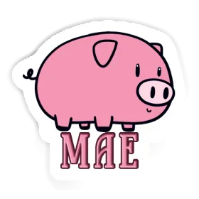 Mae Sticker Pig Image