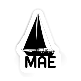 Mae Sticker Sailboat Image