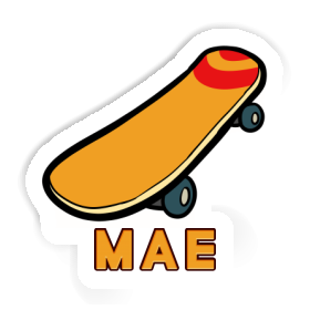 Autocollant Skateboard Mae Image