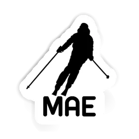 Sticker Mae Skifahrerin Image