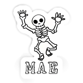 Skeleton Sticker Mae Image