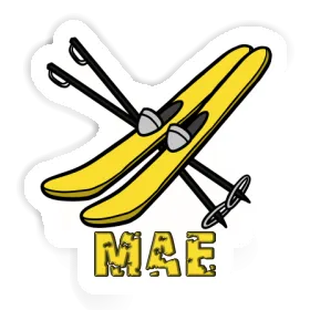 Ski Sticker Mae Image