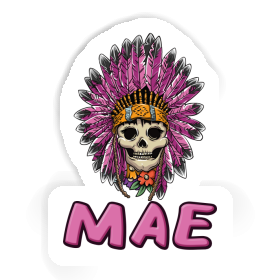 Sticker Mae Ladys Skull Image