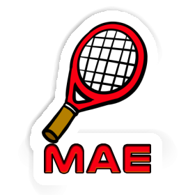 Aufkleber Mae Tennisschläger Image