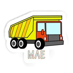 Sticker Mae Dump Truck Image