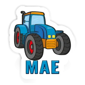 Sticker Mae Tractor Image