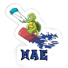 Mae Sticker Kitesurfer Image