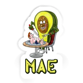 Avocado Sticker Mae Image