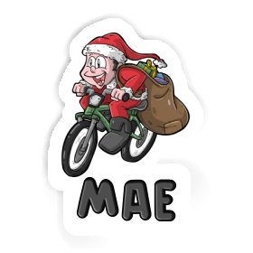 Mae Sticker Cyclist Image