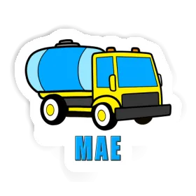 Autocollant Camion d'eau Mae Image