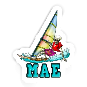 Aufkleber Surfer Mae Image