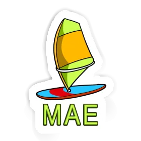 Mae Sticker Windsurf Board Image