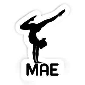 Sticker Mae Yoga Woman Image