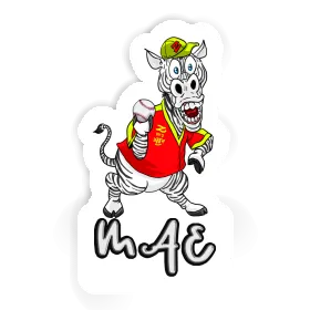 Sticker Zebra Mae Image