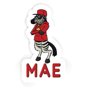 Mae Sticker Zebra Image