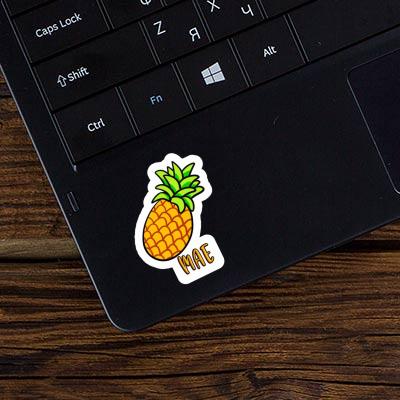 Mae Sticker Pineapple Notebook Image