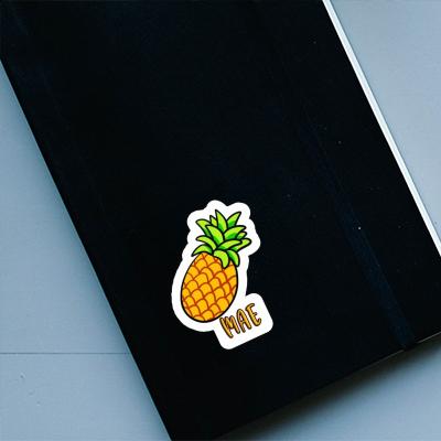 Mae Sticker Pineapple Notebook Image